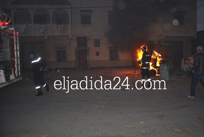 اندلاع حريق مساء يوم الجمعة بحي السلام الزمامرة - الجديدة 24