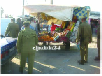 الزمامرة: حملة تمشيطية لتحرير الملك العمومي من الباعة المتجولين - الجديدة 24