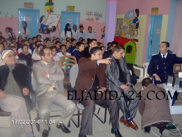 عرض بخصوص السلامة الطرقية لصالح أطفال الزمامرة  - الجديدة 24