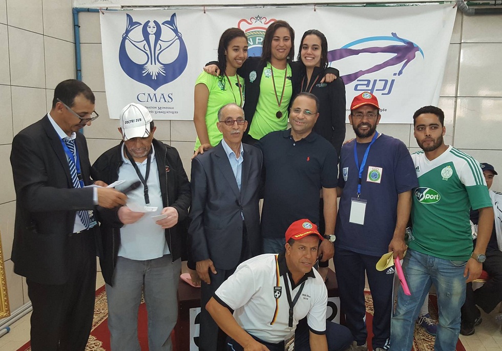 الجديدة: نادي الرجاء البيضاوي يفوز بالبطولة الوطنية للسباحة بالزعانف 
