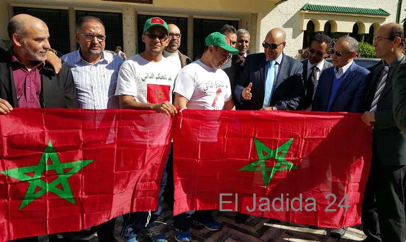 انطلاق رحلة من الجديدة إلى الصحراء المغربية مشيا على الأقدام دعما للحكم الذاتي