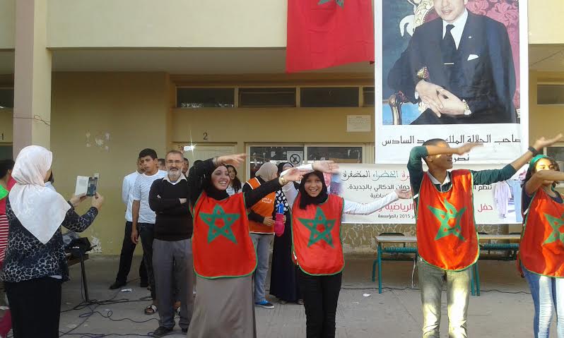 الثانوية الإعدادية عبد الرحمان الدكالي تحتفل بذكرى المسيرة الخضراء 
