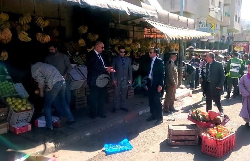 السلطات المحلية بالجديدة تتصدى لفوضى احتلال الملك العمومي  - الجديدة 24