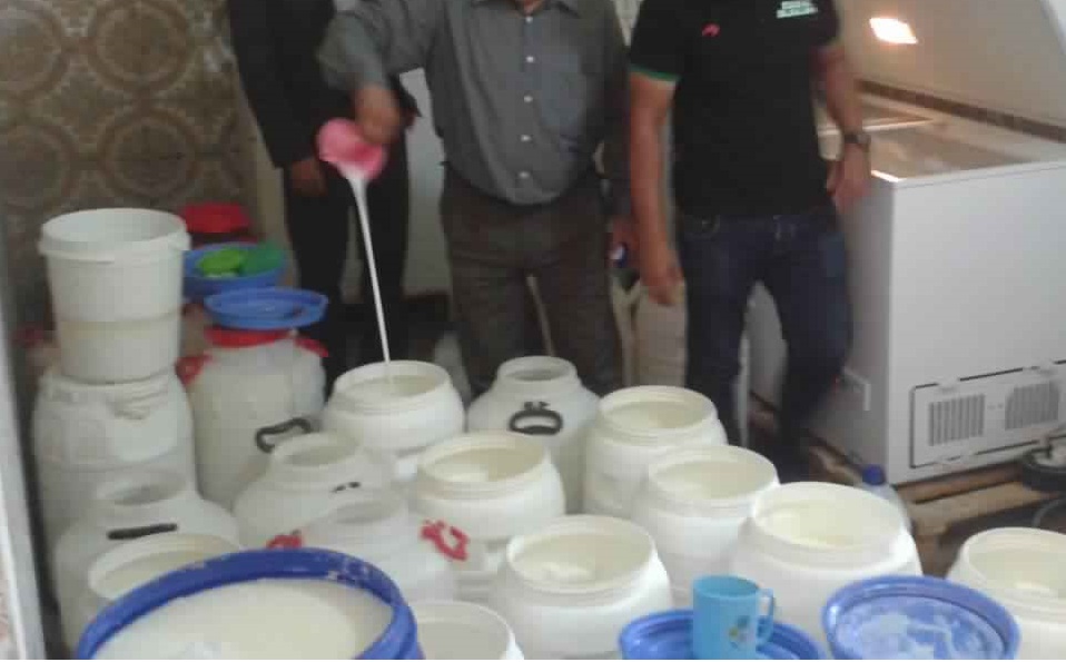 درك سيدي إسماعيل يحجز 1600 لتر من الحليب الفاسد بإقليم الجديدة‎