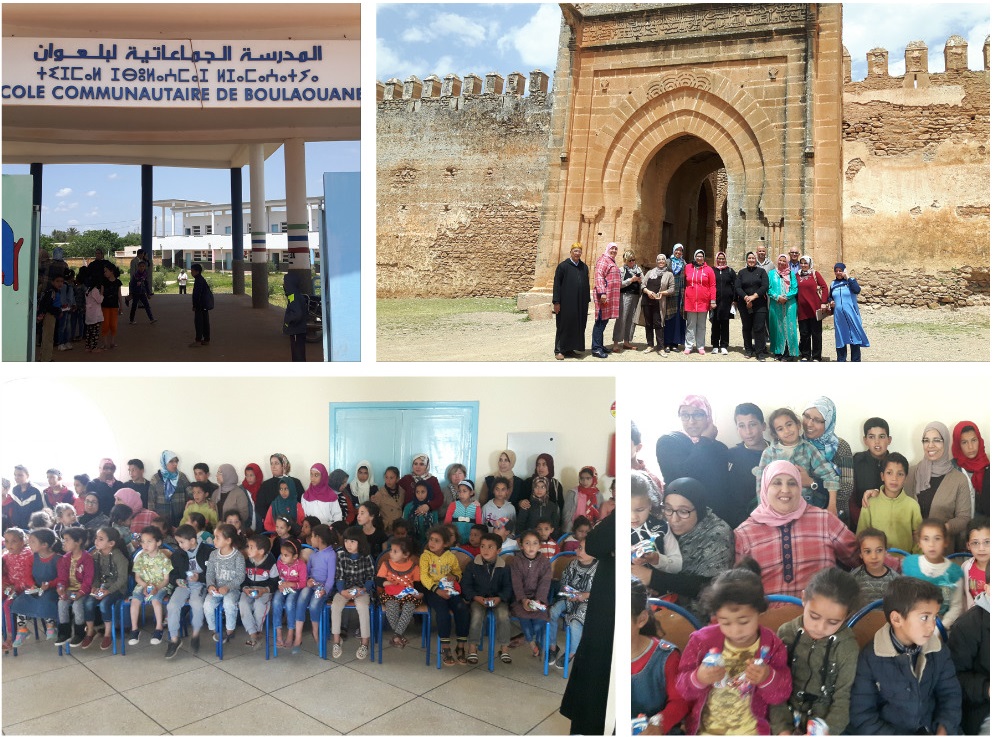 الجمعية المغربية للنهوض بالتعليم الأولي تنظم قافلة تضامنية بجماعة بولعوان - الجديدة 24