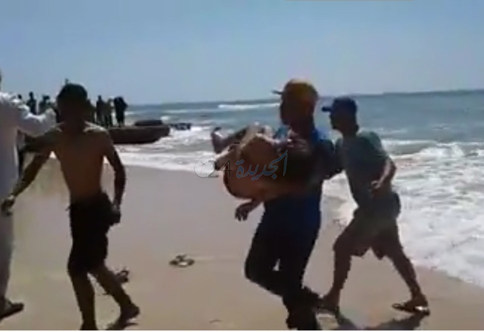 بالصورة.. وفاة رجل غرقا في شاطئ المريسة بمركز جماعة مولاي عبد الله