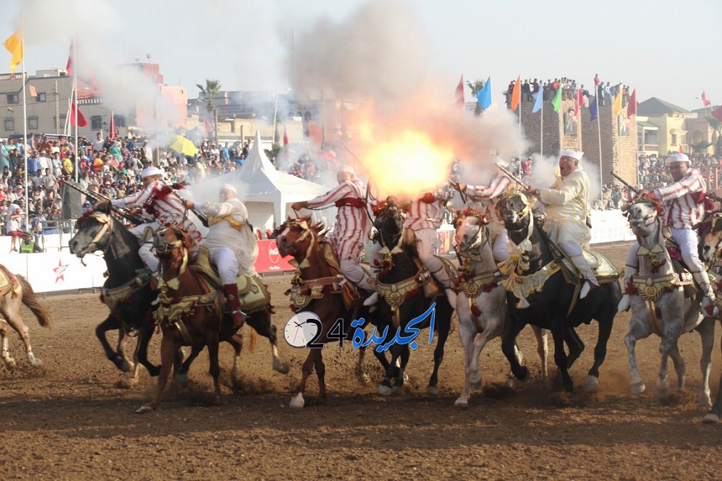 الجديدة 24 موسم مولاي عبد الله أمغار الخيل والبارود والليل والتنظيم المحكم