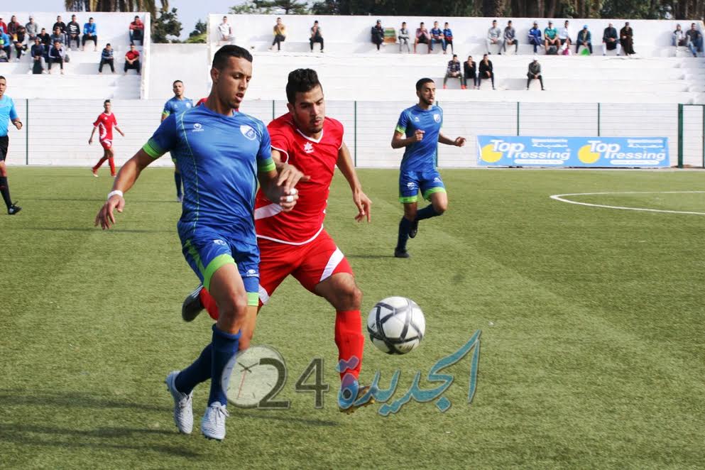 الرجاء الجديدي يفوز على الاتفاق المراكشي وفتح سيدي بنور يحقق اول فوز في الهواة‎