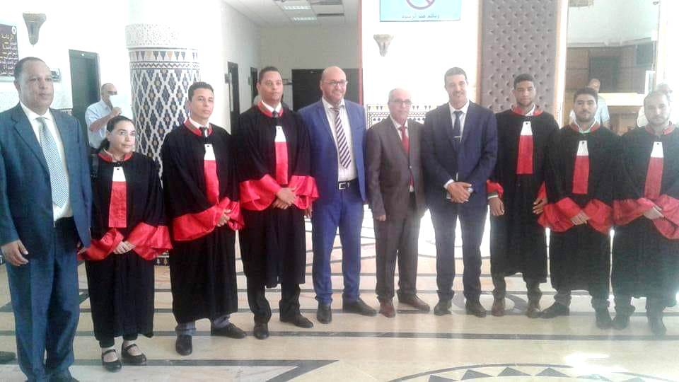 ستة مفوضين قضائئين يلتحقون للعمل بدائرة نفوذ استئنافية الجديدة - الجديدة 24