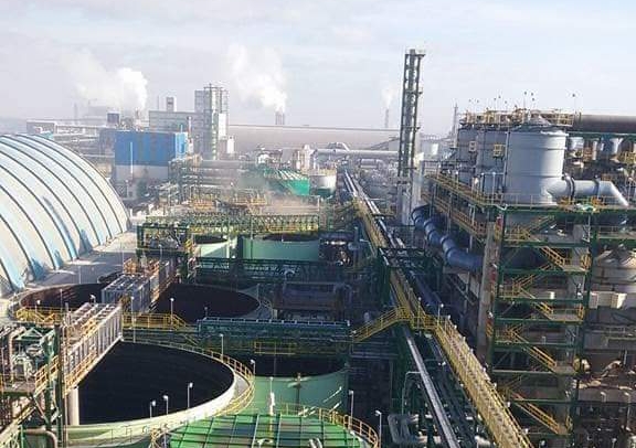 شركة اسبانية تابعة لفلورينتو بيريز تبني مصنعين ضخمين لحامض الكبريت بالجرف الأصفر 