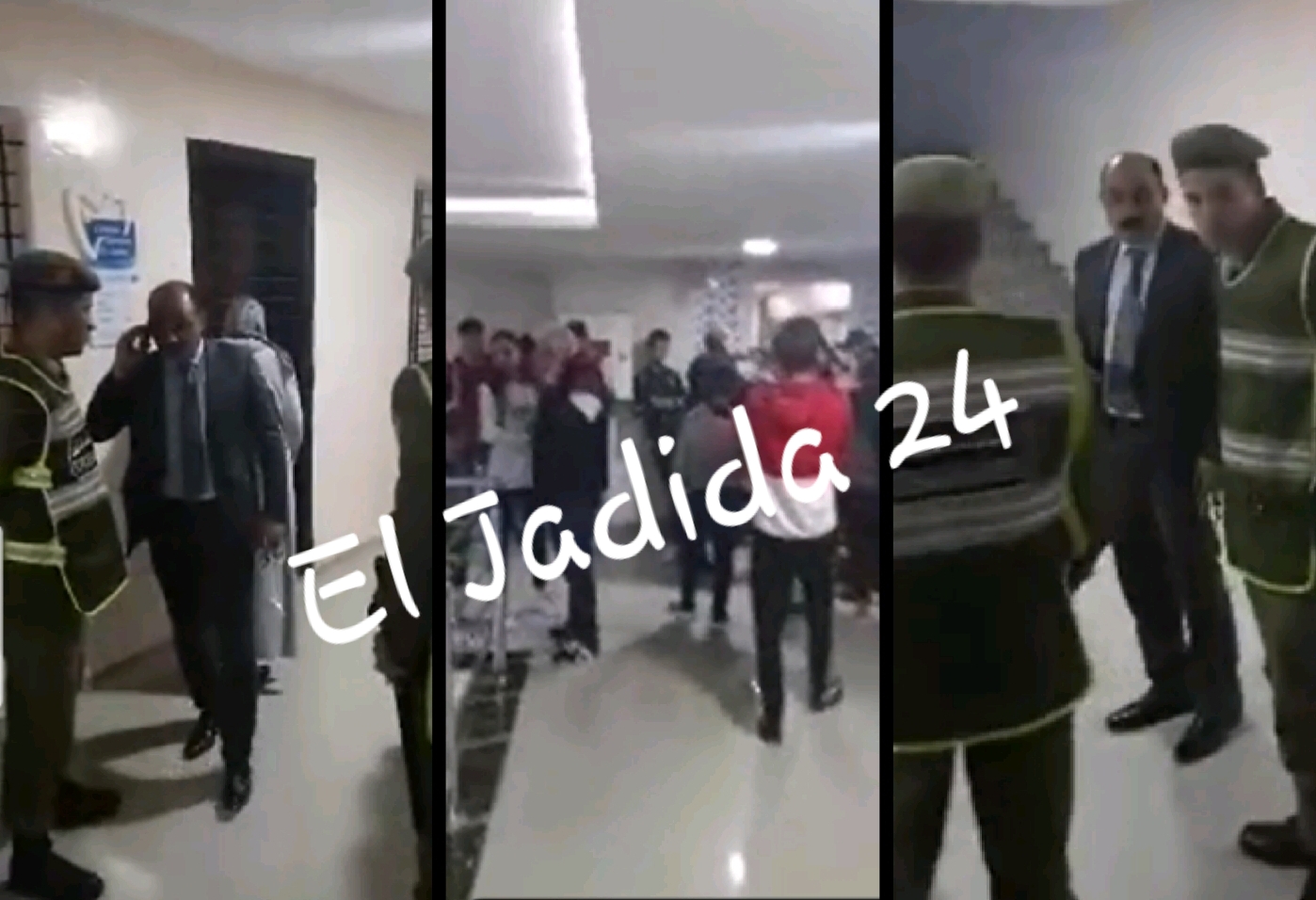 عشرات التلاميذ يعتصمون داخل معهد المهدي منيار بالجديدة لمنع السلطات من اغلاقه