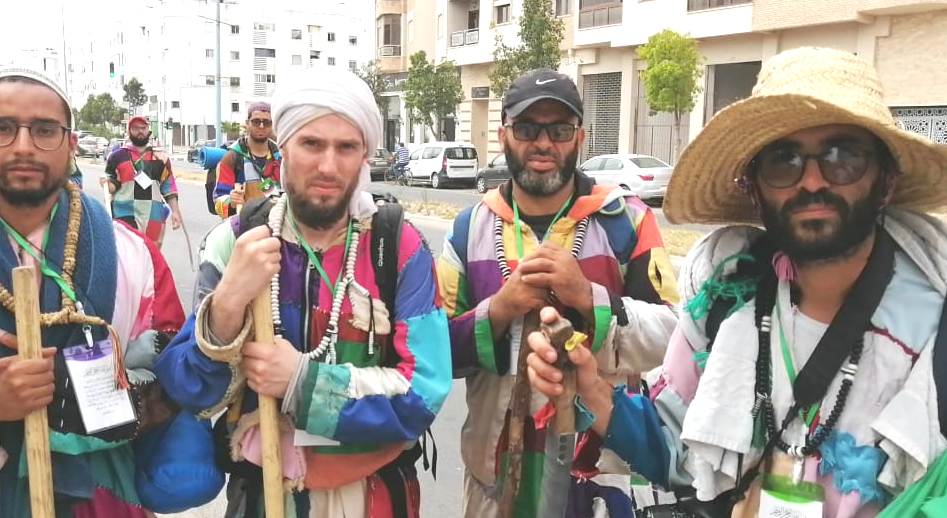 مريدو الزاوية ''الكركرية'' بالناظور في رحلة تصوف إلى موسم مولاي عبد الله أمغار + فيديو  