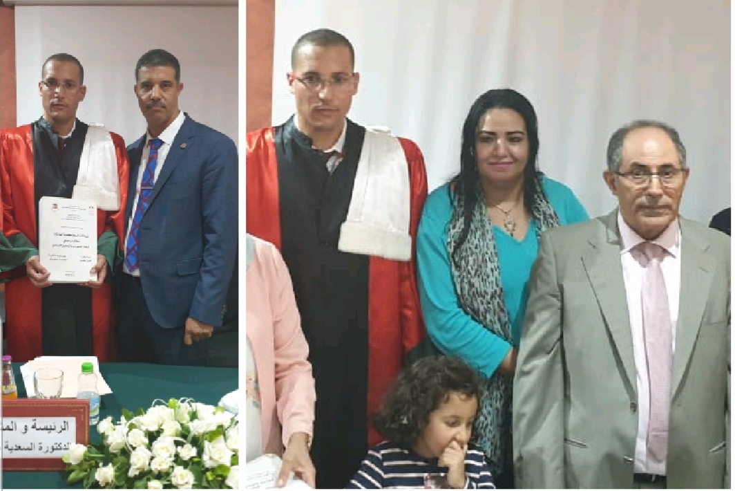 المحامي بهيئة الجديدة الحسين بكار يحصل على شهادة الدكتوراه في القانون الخاص  - الجديدة 24