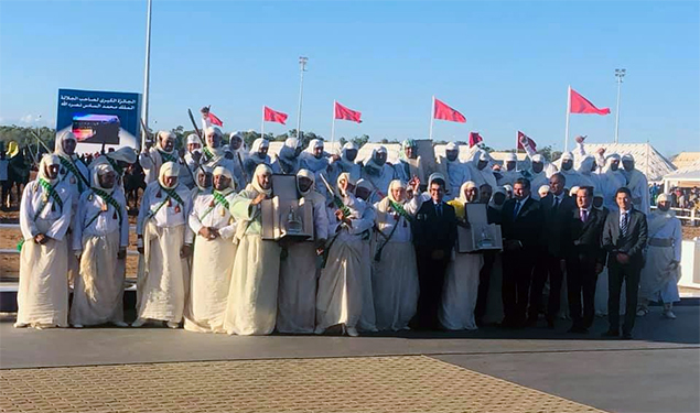 معرض الفرس للجديدة .. تتويج سربة المقدم ماهر البشير بالجائزة الكبرى محمد السادس لفنون الفروسية التقليدية