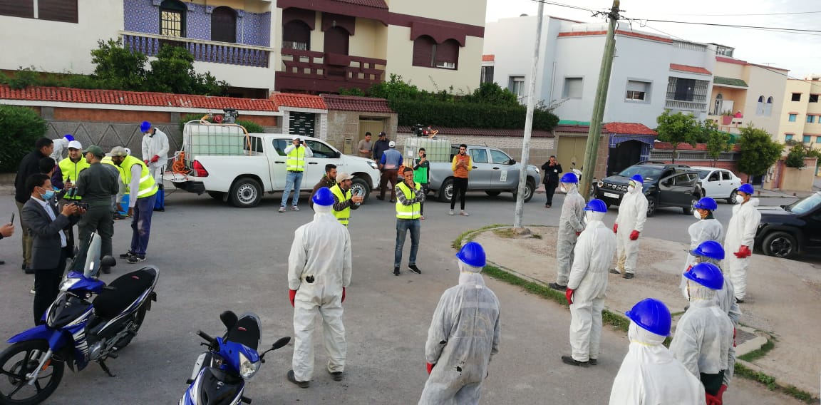 عمالة اقليم الجديدة تتصدى بقوة لڤيروس كورونا بشراكة مع مندوبية الصحة والمجمع الشريف للفوسفاط  - الجديدة 24