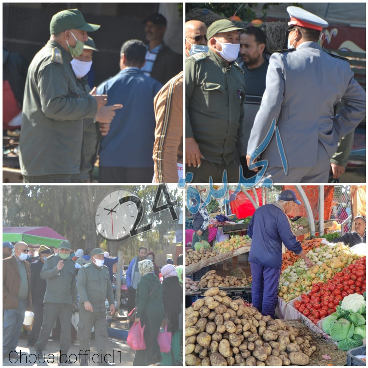 افتتاح الشطر الأول من مشروع سوق القرب بجماعة سيدي على بنحمدوش 