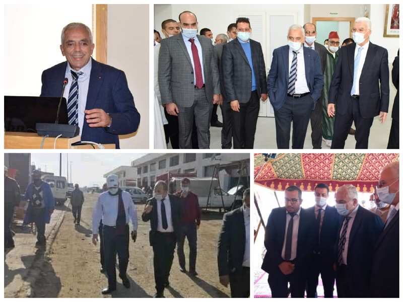 رئيس جهة الدار البيضاء سطات يقوم بزيارة عمل لإقليم سيدي بنور 