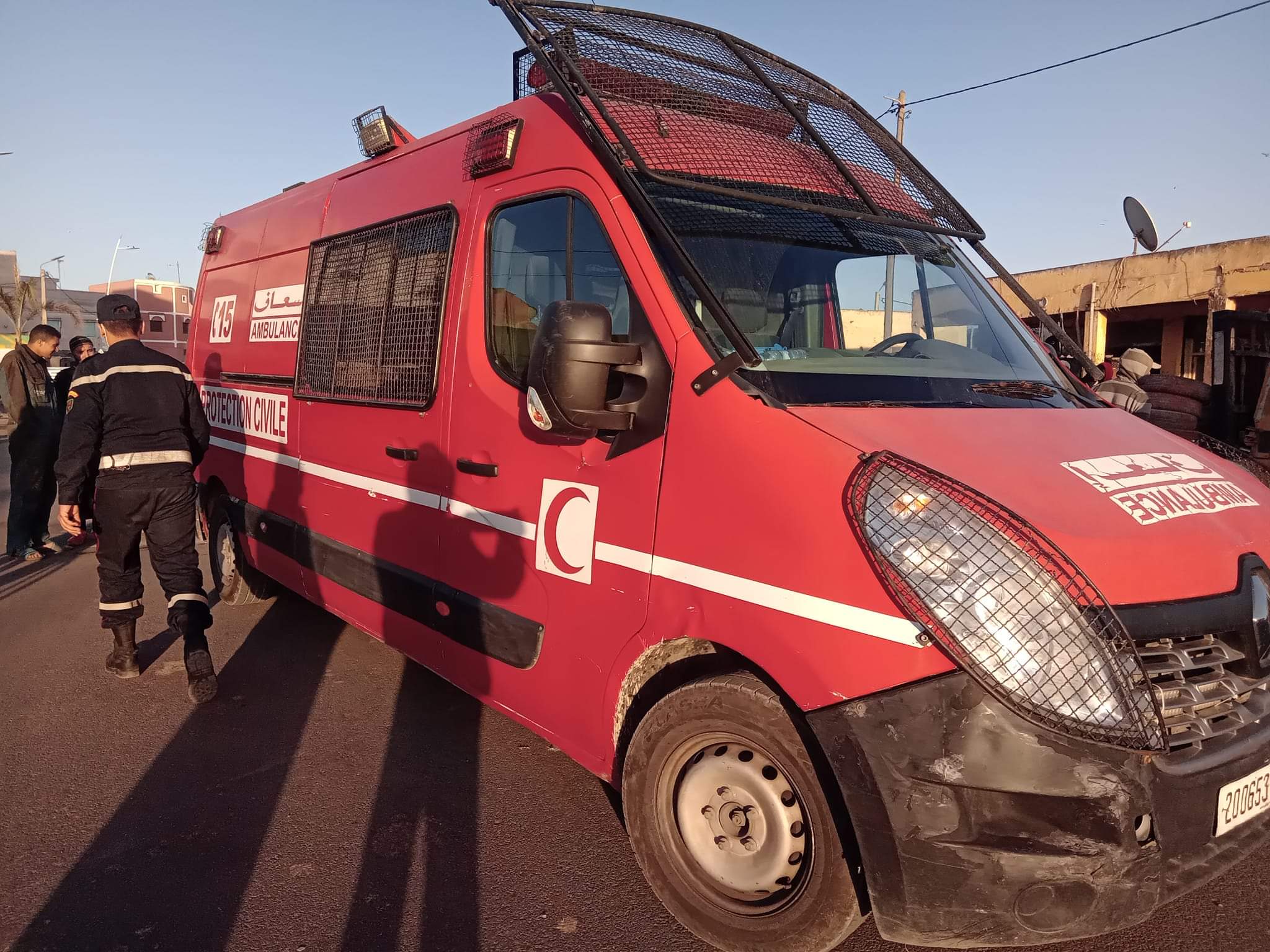 شاحنة للنظافة تدهس دراجة نارية بجماعة مولاي عبد الله وتردي سائقها قتيلا