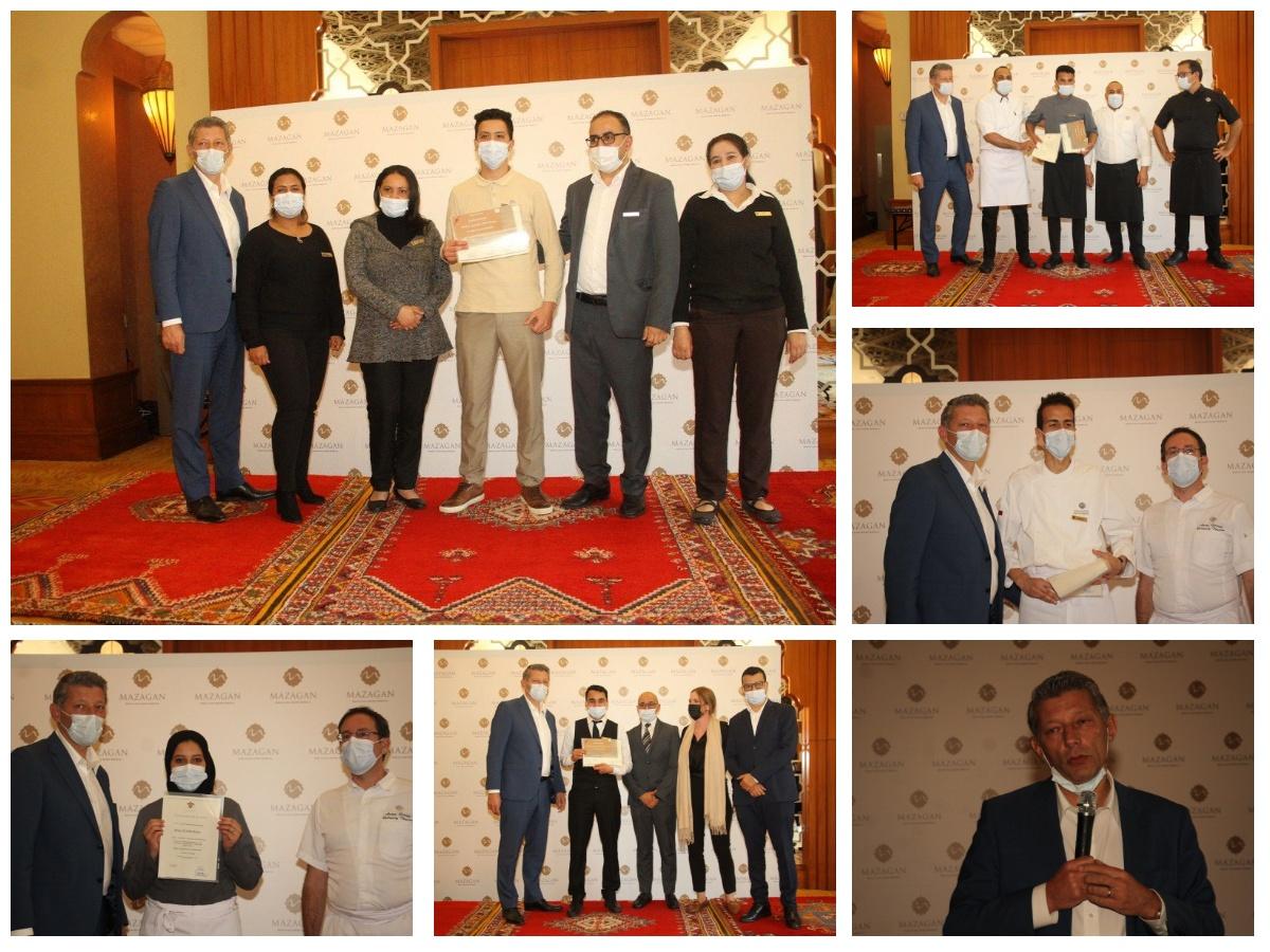 بالصور.. مركز التكوين الفندقي التابع لمنتجع مازغان يحتفي بأول فوج من خريجي المعهد 