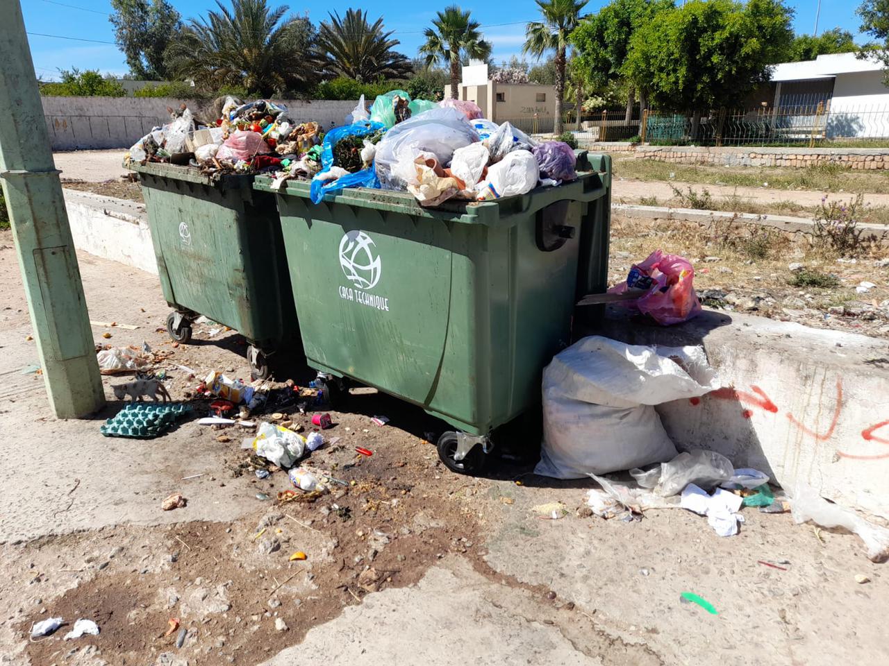 تدهور خدمات النظافة بمدينة البئر الجديد يسائل المجلس الجماعي للمدينة 