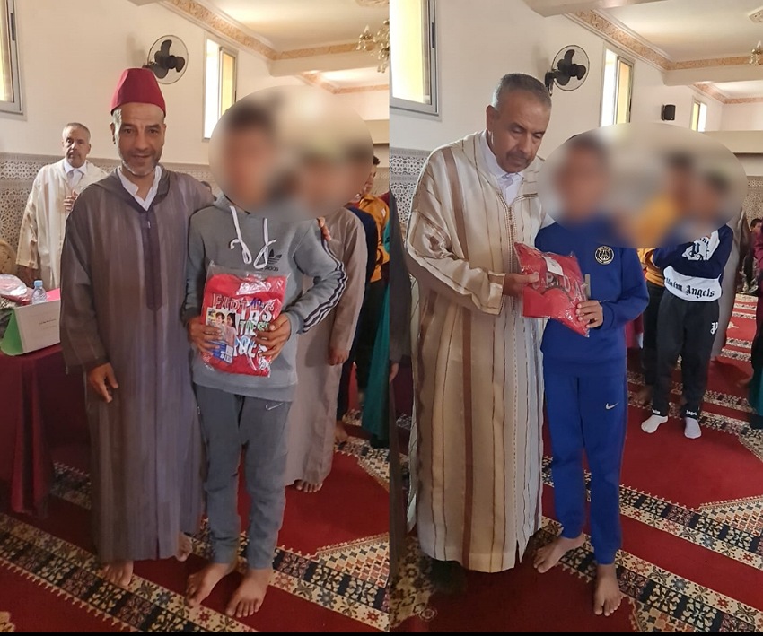 المجلس العلمي المحلي يدخل الفرحة على أطفال مسجد 'ميساوة الطواهرة' ضواحي اولاد افرج