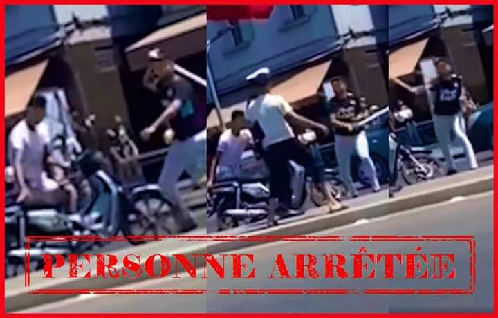 الأمن يوقف بضواحي الجرف الأصفر شخصا ظهر في فيديو وهو يحاول الاعتداء على شرطي بواسطة 'هراوة' 
