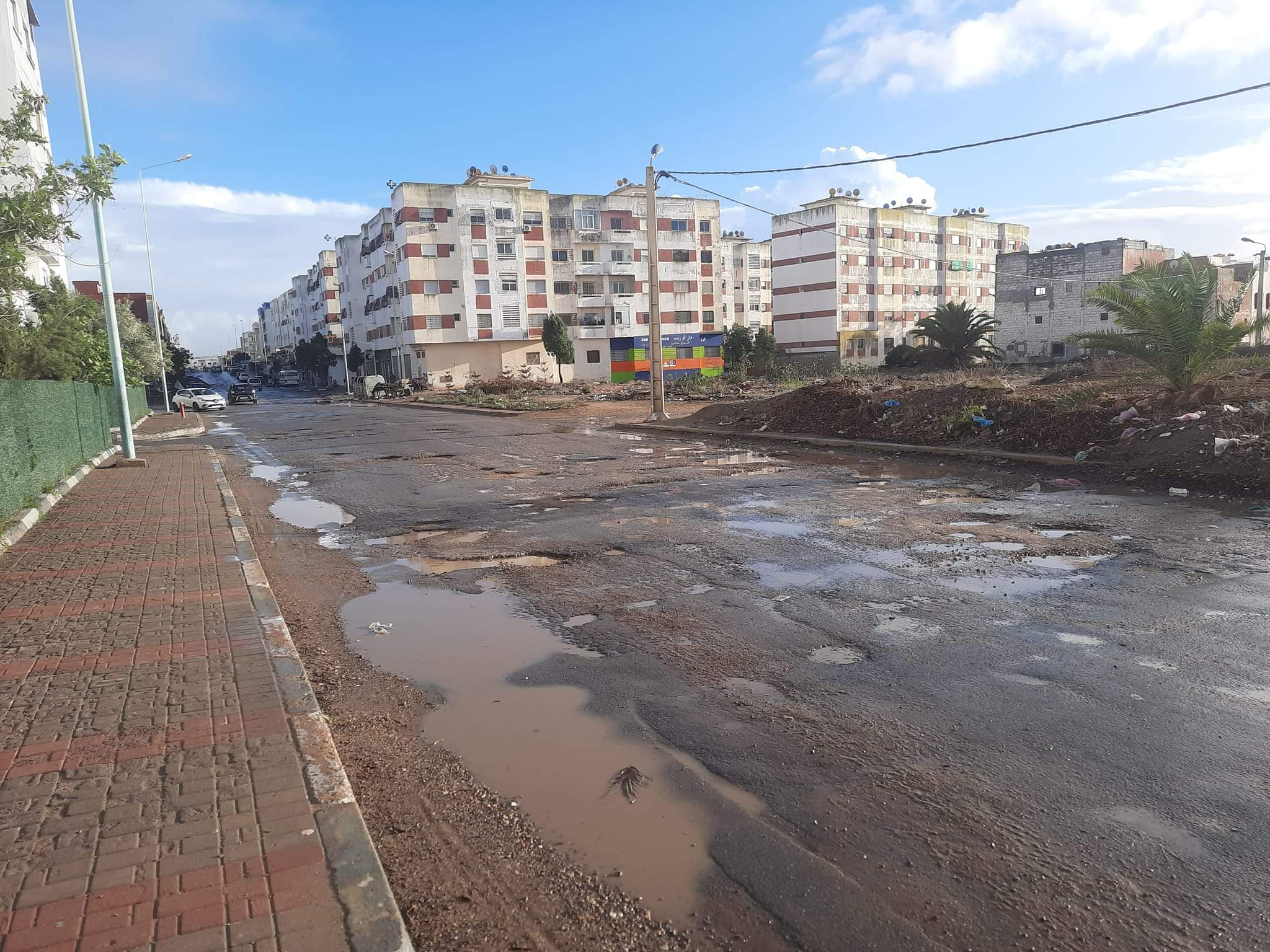 الأمطار تعري هشاشة البنية التحتية بعاصمة دكالة وشارع خليل جبران أكبر المتضررين 