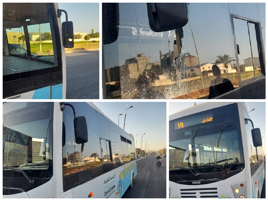 ''شاب هائج'' يهاجم بواسطة سيف حافلة للنقل الحضري قرب الحي الصناعي للجديدة 