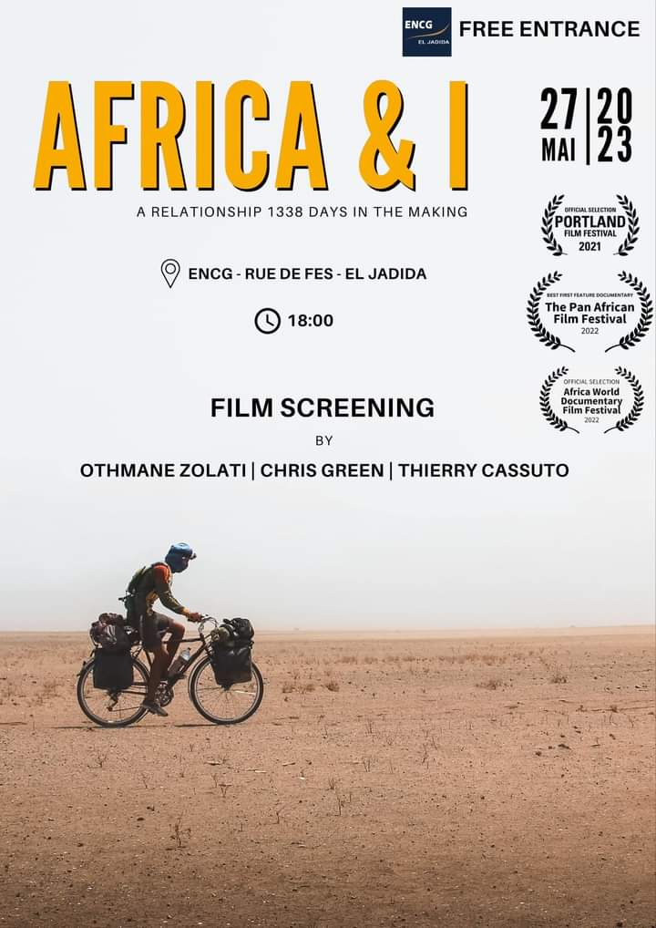 الرحالة العالمي ''عثمان الزولاتي'' يعرض فيلمه الوثائقي  ''إفريقيا وأنا'' بالجديدة
