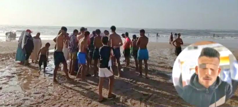 أمواج شاطىء المهارزة الساحل بإقليم الجديدة تلفظ جثة شاب توفي غرقا قبل أسبوع 