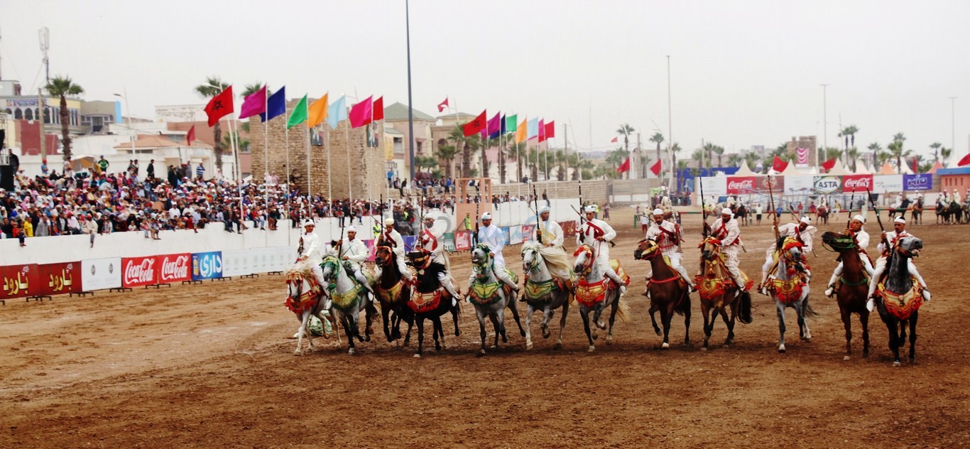 موسم مولاي عبد الله أمغار 2023 ... انطلاق عروض التبوريدة وبرنامج ديني حافل في ثاني أيام الموسم - الجديدة 24