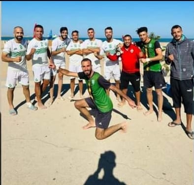 الرجاء الجديدي يواجه صقر أكادير في نهائي البطولة المغربية للكرة الشاطئية بمدينة المحمدية