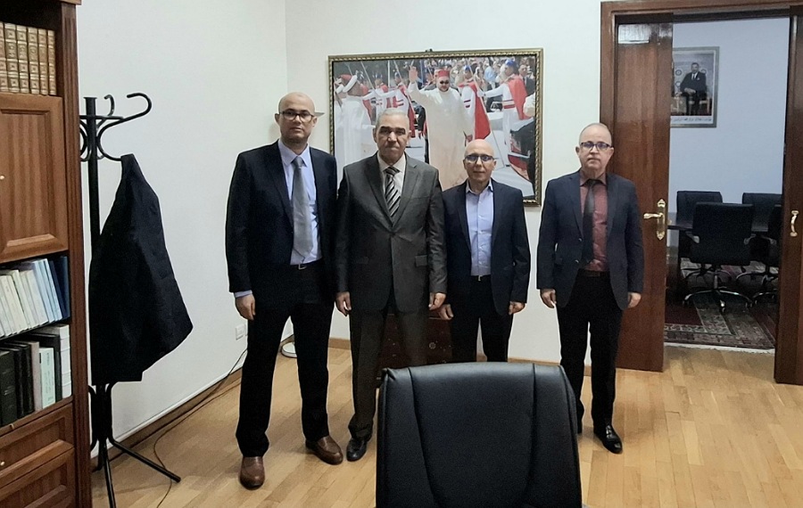 عامل إقليم الجديدة يستقبل جمعية مزاغان ماراطون بالجديدة 