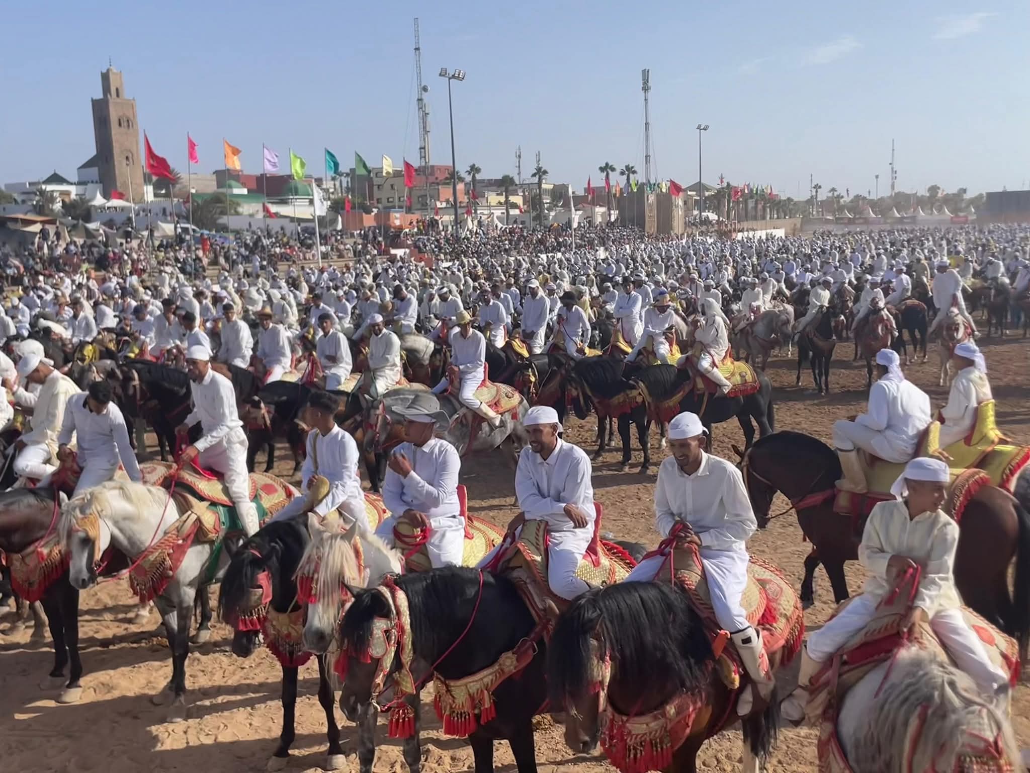 موسم مولاي عبد الله أمغار… 122 سربة و2065 فرس يرسمون لوحات التبوريدة في أبهى صورها