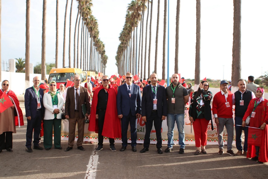 رمزية احتفالية بمناسبة الذكرى 50 للمسيرة الخضراء تحت شعار.. '' 50 سنة من المسيرة… عهد متجدد من الوحدة الوطنية – الصحراء مغربية إلى الأبد''