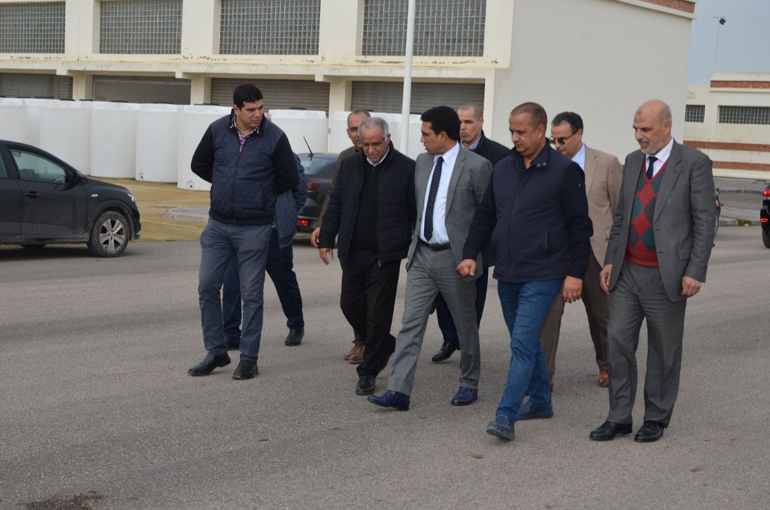 عامل إقليم الجديدة يزور مشروع سوق الجملة الإقليمي للخضر والفواكه بجماعة مولاي عبد الله 