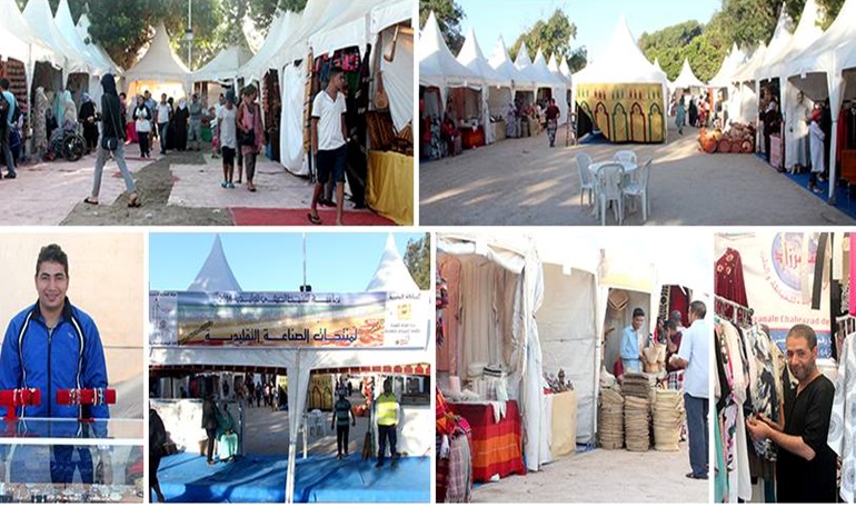 افتتاح معرض منتجات الصناعة التقليدية بمدينة الوليدية الممتد الى غاية 14 غشت